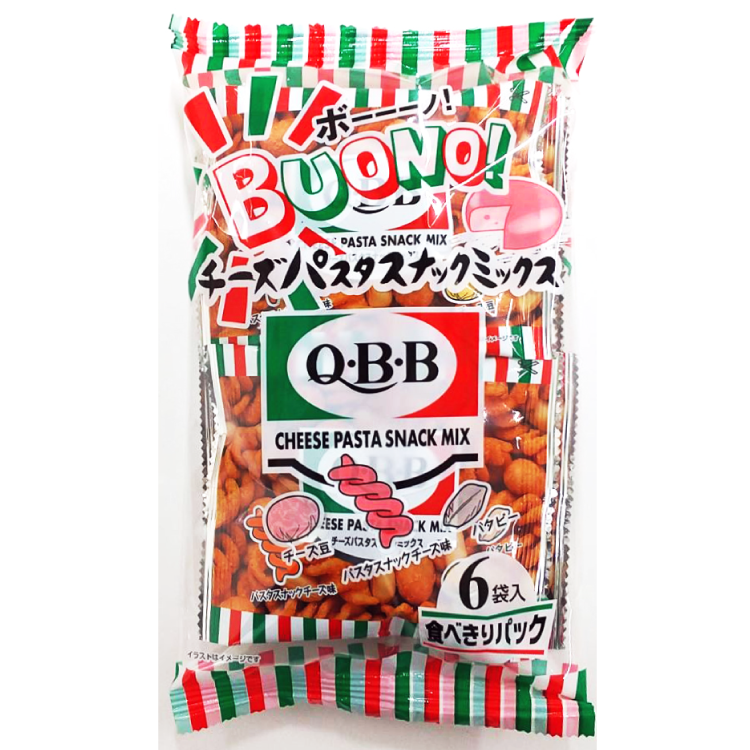 ＱＢＢ　チーズパスタスナックミックス６Ｐ