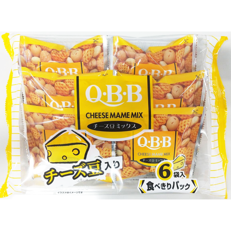 ＱＢＢ　チーズ豆ミックス６Ｐ